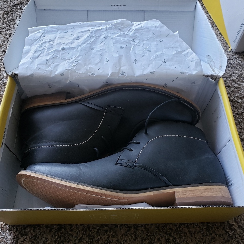 Harrison Myles black men's shoe